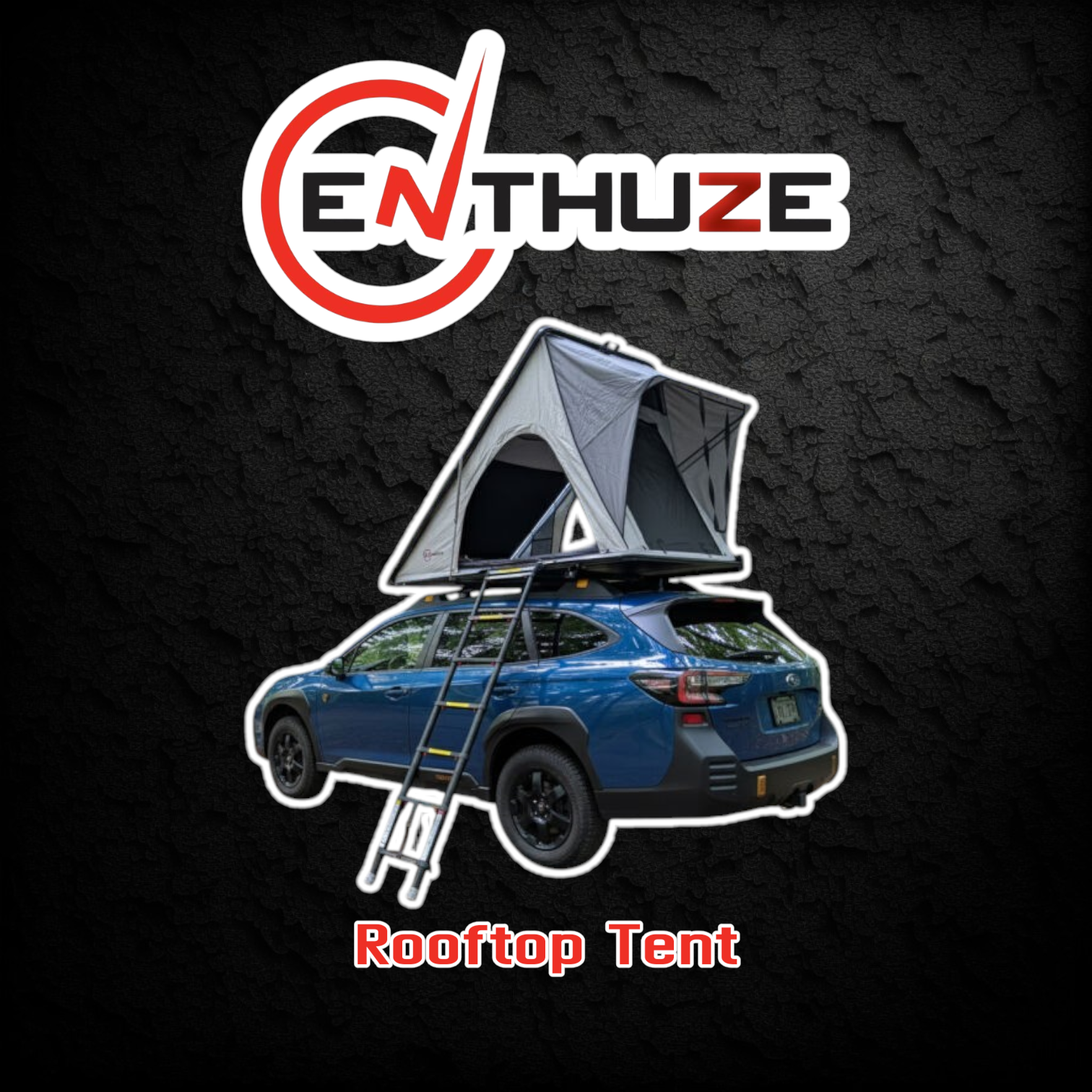 Enthuze 2 Person Hard Shell Econo Rooftop Tent