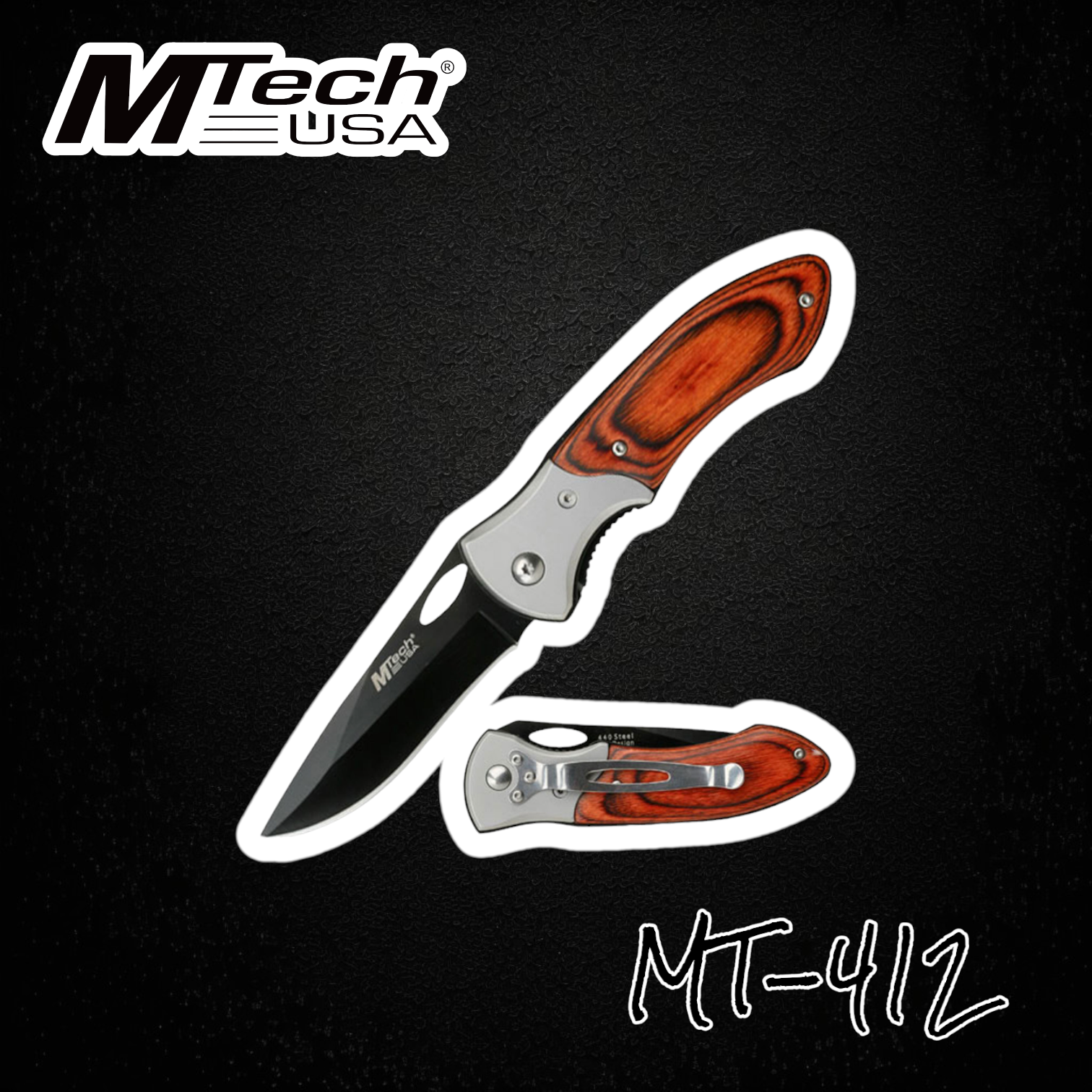 MTech USA Folding Knife MT-412