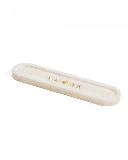 Marble Moon Phase Incense Holder