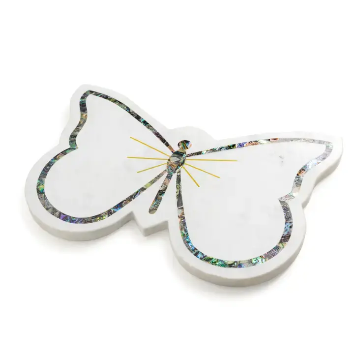 Butterfly Marble Cheese Board