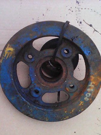 Ford 4000/4600 crank pulley