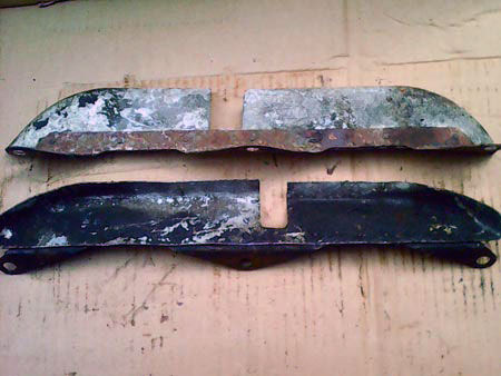 Ferguson T20 manifold rear heat shield