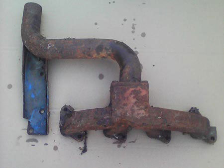 Ford 5600/6600 etc exhaust manifold assy