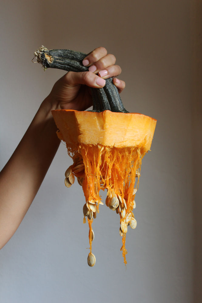 Leftover Pumpkin Guts for Cocktails and Punches