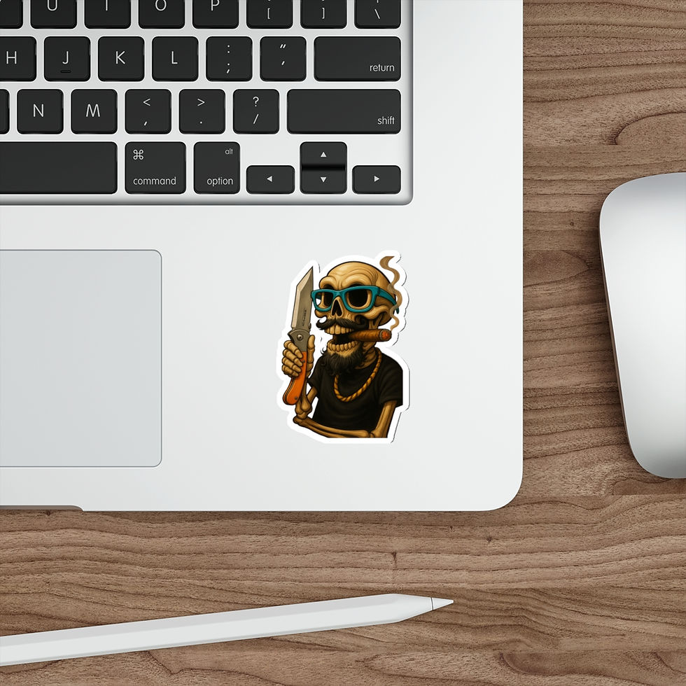 Thumbnail: Prrrototype Skull kal0pr Sticker
