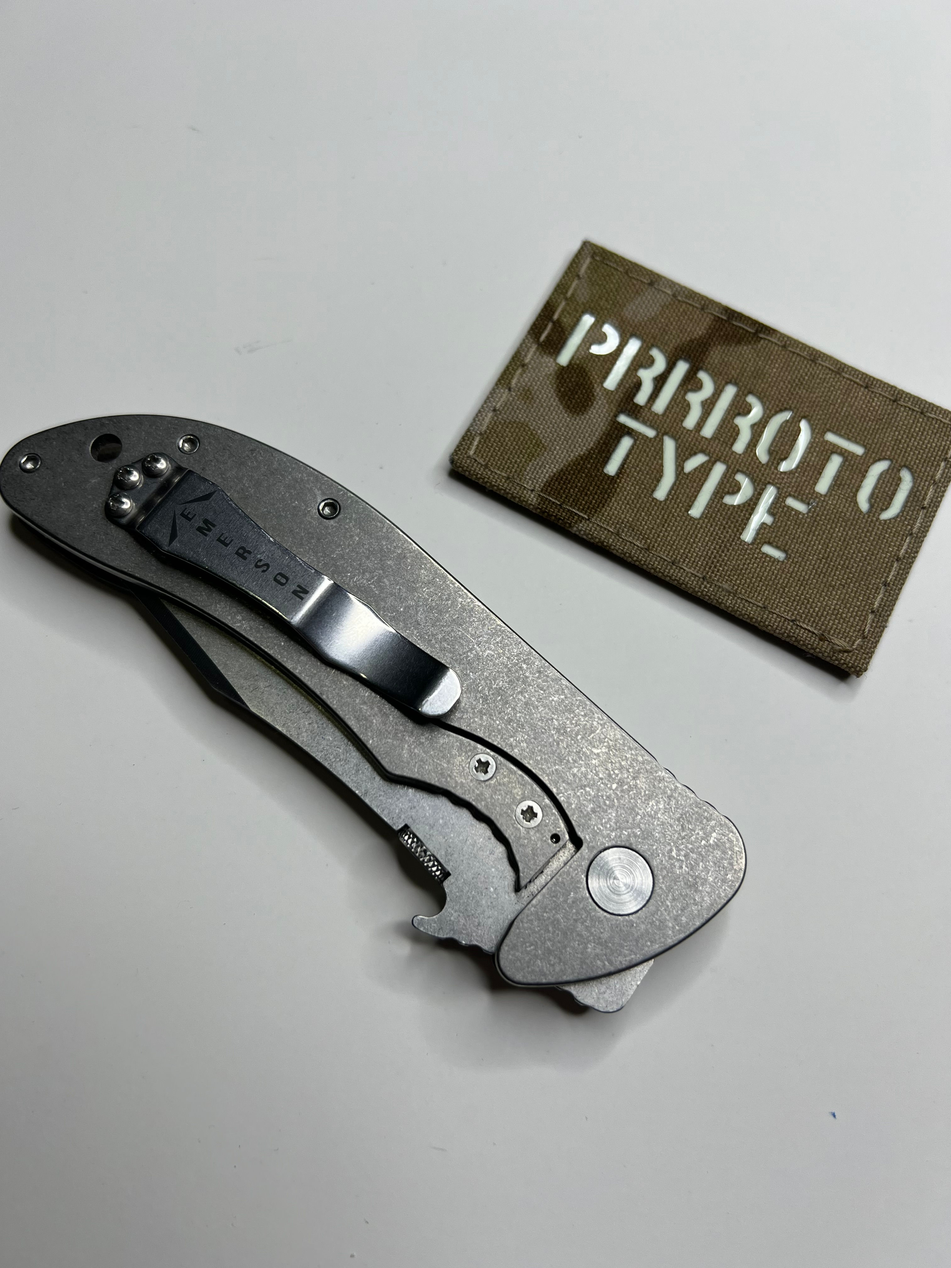 Iron Dragon - Custom Brown G-10 Handles