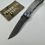 Thumbnail: SPARTAN-HARSEY FOLDER 3.25 CHAD NICHOLS DAMASCUS BLUE ANO HARDWARE
