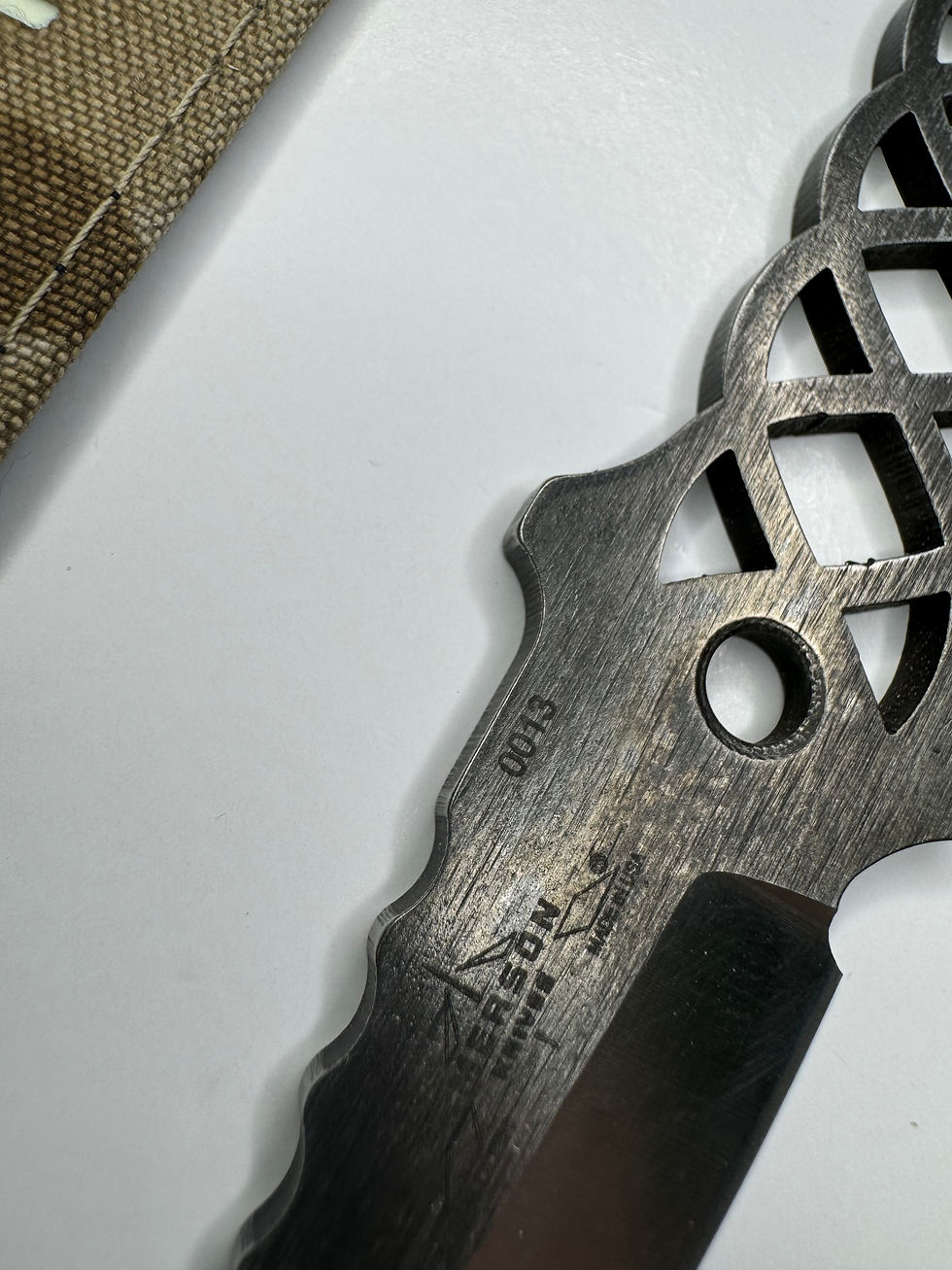 Thumbnail: Sgian Dubh w/ leather sheath