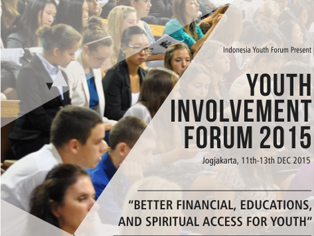 Menjadi Bagian Yang Tak Terlupakan : Delegasi International Youth Forum 2015