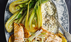 7 Orange and ginger baked salmon