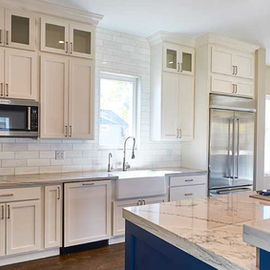 Viatera Quartz Cabinetry Showroom, Kitchen Remodeling, Kitchen Cabinets, Cabinets, Quartz, Flooring, Tile