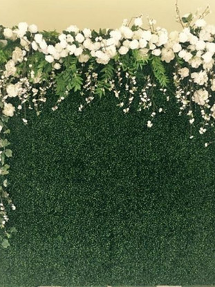 Photo Booth Grass Backdrop