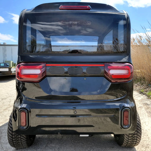 Thumbnail: LE Coco Coupe Electric LSV Golf Car 4 Seater 60v – Black on Black