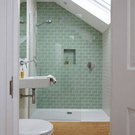 Showroom, cabinet showroom, kitchen, kitchen island, hickory, inset cabinetry, white shaker, quartz, marble tile, tile showroom, mosaic, shower floor, shower walls, backsplash, flooring, 