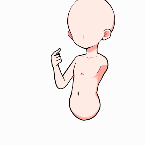 肩の高さ　自分を指さす