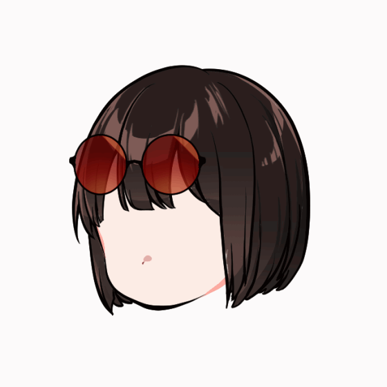 おでこサングラス　ラウンド