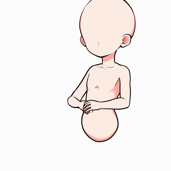 腹を抱える