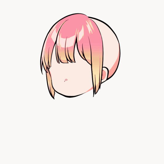 セミぱっつん