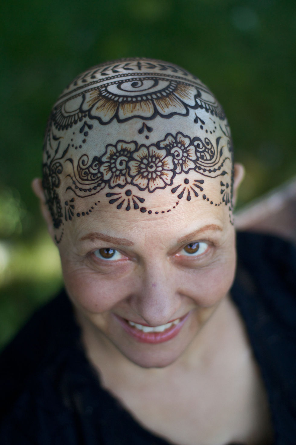 Henna crown.
