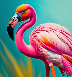 Pink Flamingo in Ella & Bloom