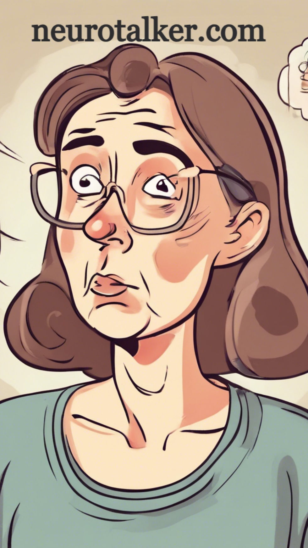 old lady with memory difficulties