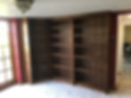 Fitted Oak bookcase