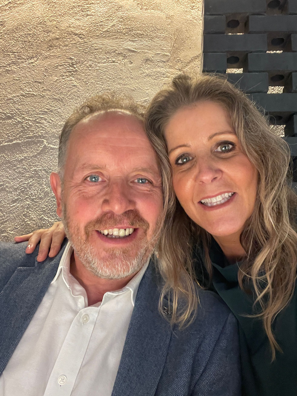 BusyBrides Lead Wedding Planner with her partner Chris Johnson of EnlightenedFX Ltd Celebrating 10 years