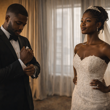 Bride and groom preparing for their wedding day, highlighting the importance of health, confidence and professional wedding planning