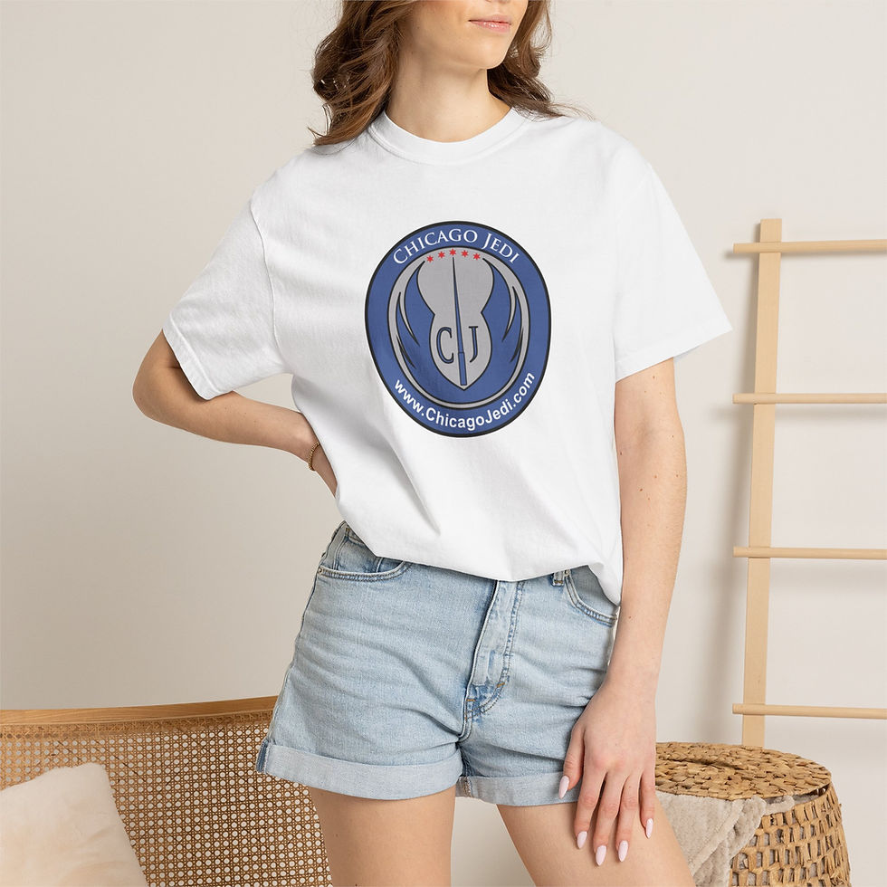 Thumbnail: Chicago Jedi Tee — Emblem Graphic T-Shirt (Reversed)