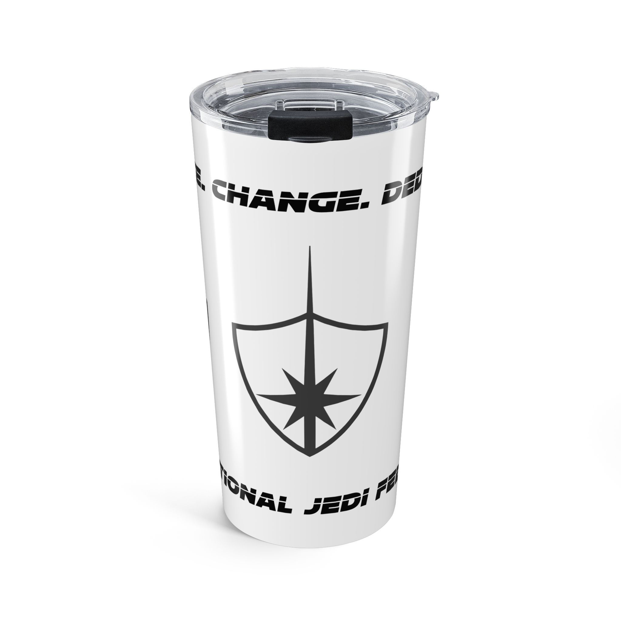 20oz IJF Emblem and Name Tumbler — Insulated Travel Drink Cup