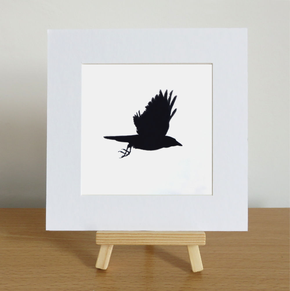 Limited Edition Flying Crow Print 10 pack, Hand Signed and Numbered