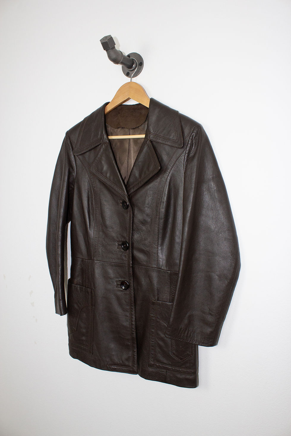 Vintage Brown Leather jacket Schweiz kaufen good quality