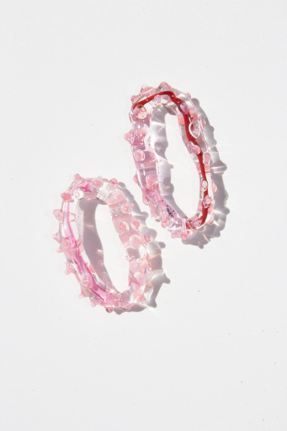 Thumbnail: "Fragments of Art" Glass Earrings