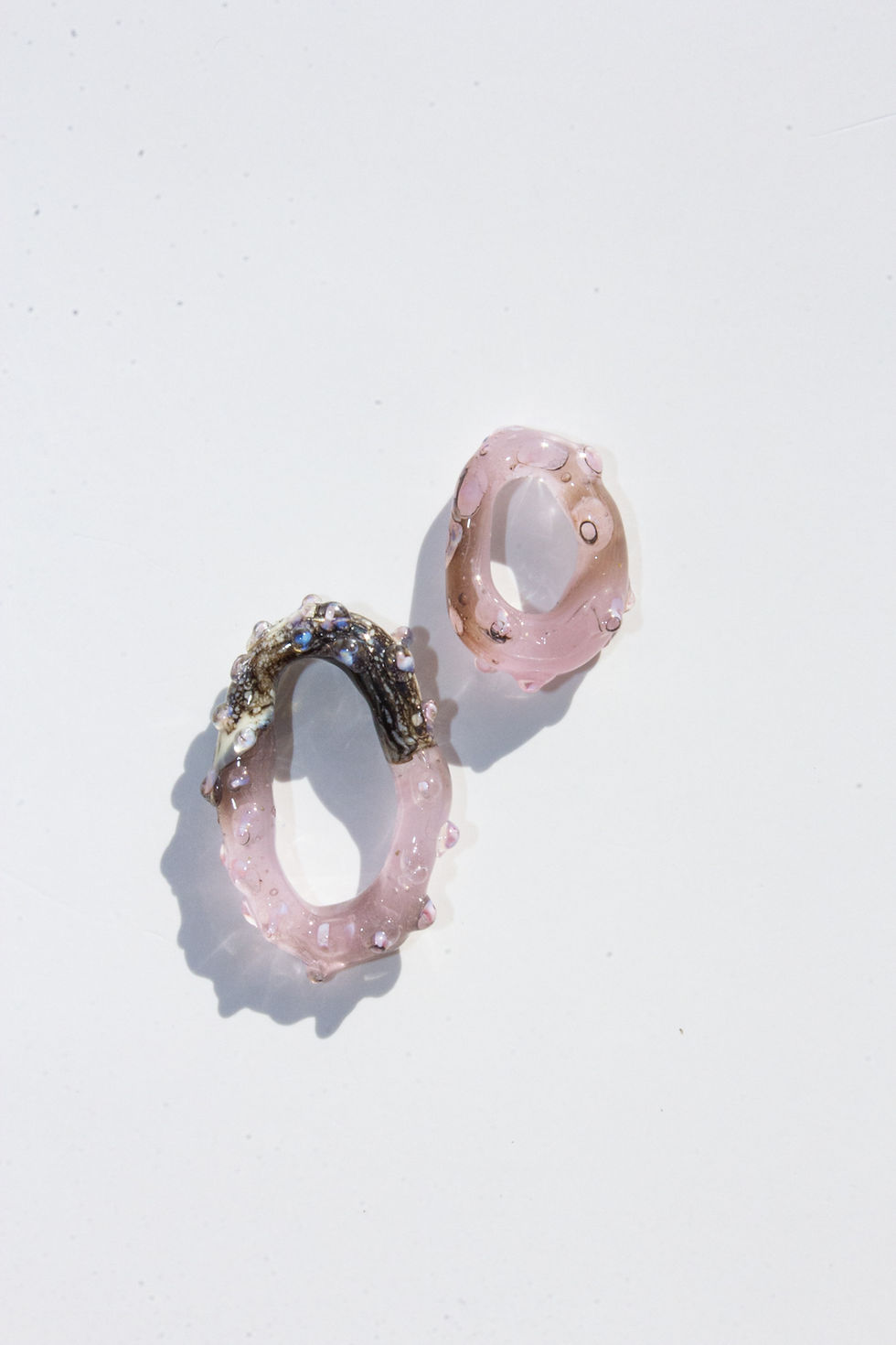 Thumbnail: "Fragments of Art" Glass Earrings