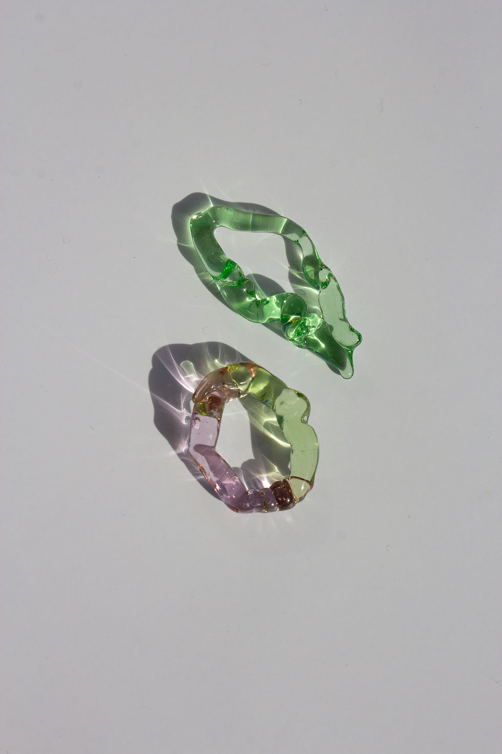 Thumbnail: One-of-a-kind Translucent Fary World Glass Earring