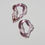 Thumbnail: One-of-a-kind Translucent Cherry Blossom Pink Glass Earring