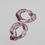 Thumbnail: One-of-a-kind Translucent Cherry Blossom Pink Glass Earrings