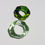 Thumbnail: One-of-a-kind Translucent Glass Earrings in Mixed Greens