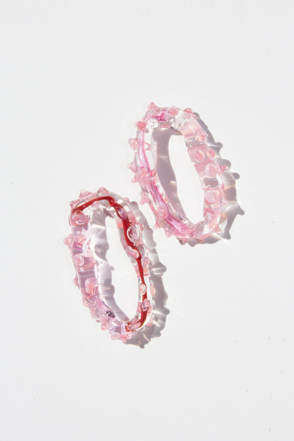 Thumbnail: "Fragments of Art" Glass Earrings