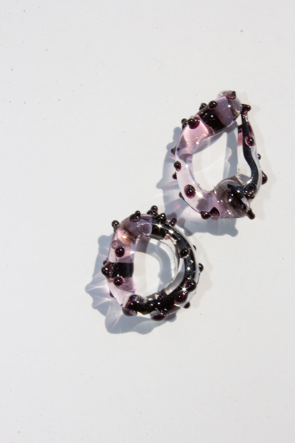Thumbnail: "Fragments of Art" Glass Earrings