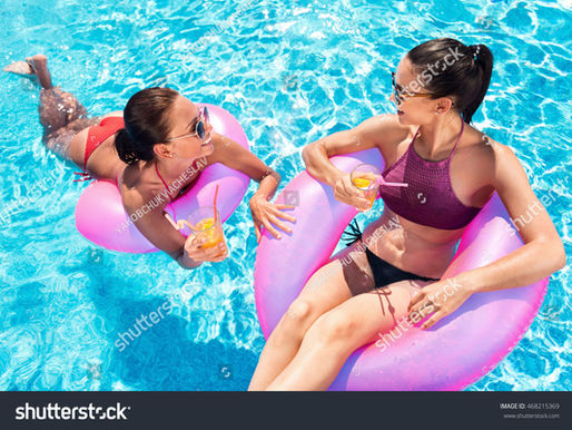Reunited with Friend Who Happens to Have a Pool