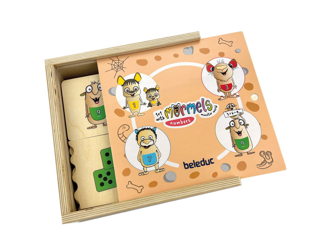 Holzpuzzle für Kinder ab 3 Jahren. Damit lernen Kinder die Zahlen kennen, zählen, zuordnen und Farben erkennen.