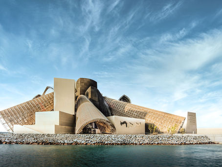 Guggenheim Abu Dhabi designed by Frank Gehry on Saadiyat Island