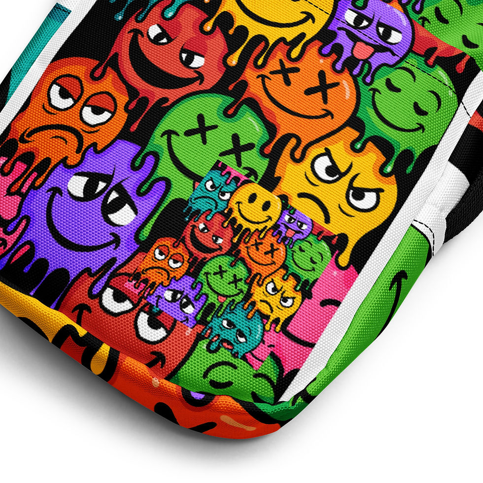 Our "Melty Face" Crossbody Bag