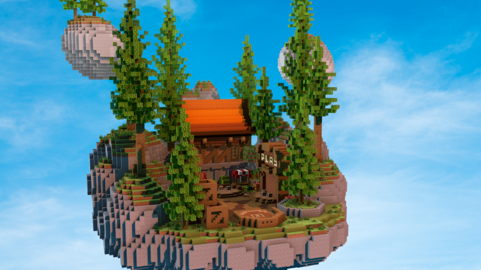 Medieval House Island - 100x100 | Premier Studios