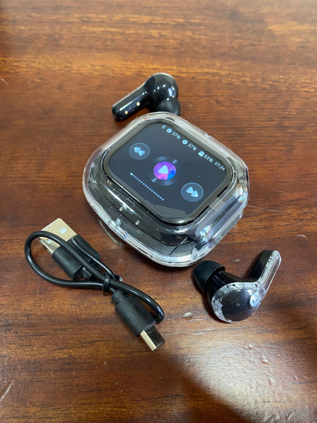 auriculares airmax con pantalla
