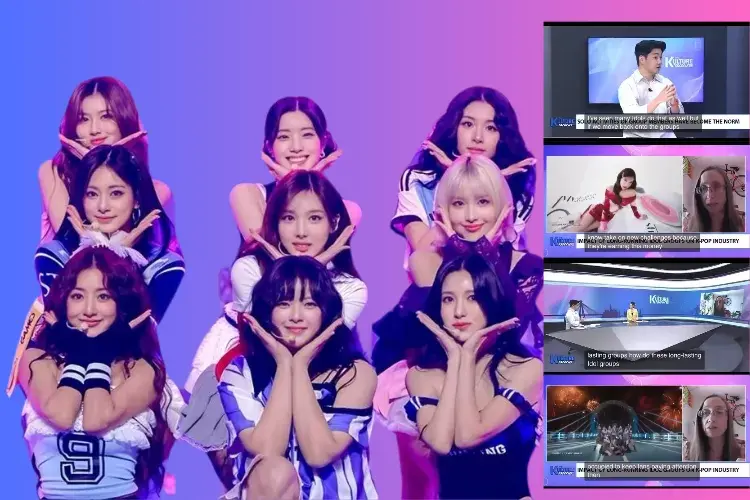 TWICE se considera el núcleo de la empresa JYPE (Screen Capture Collage X @tzujuliee, @OLTSupport)