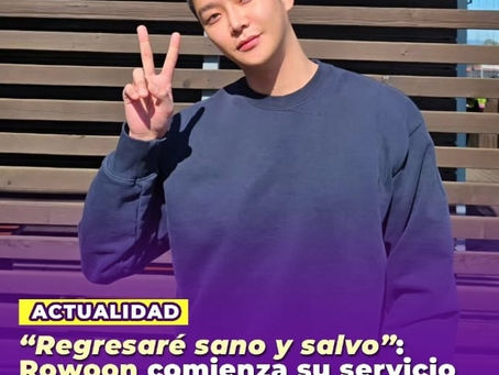 “Regresaré sano y salvo”: Rowoon inicia su servicio militar en Corea del Sur