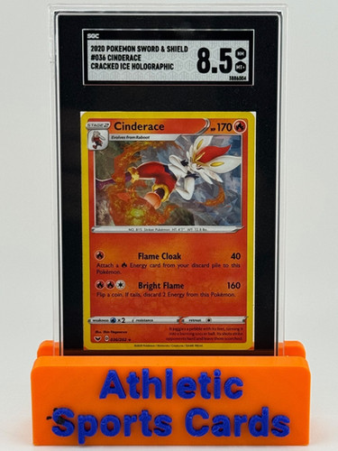 cinderace pokemon card holographic Cinderace - 028/132 (Cosmos Holo) - Prize Pack Series Cards
