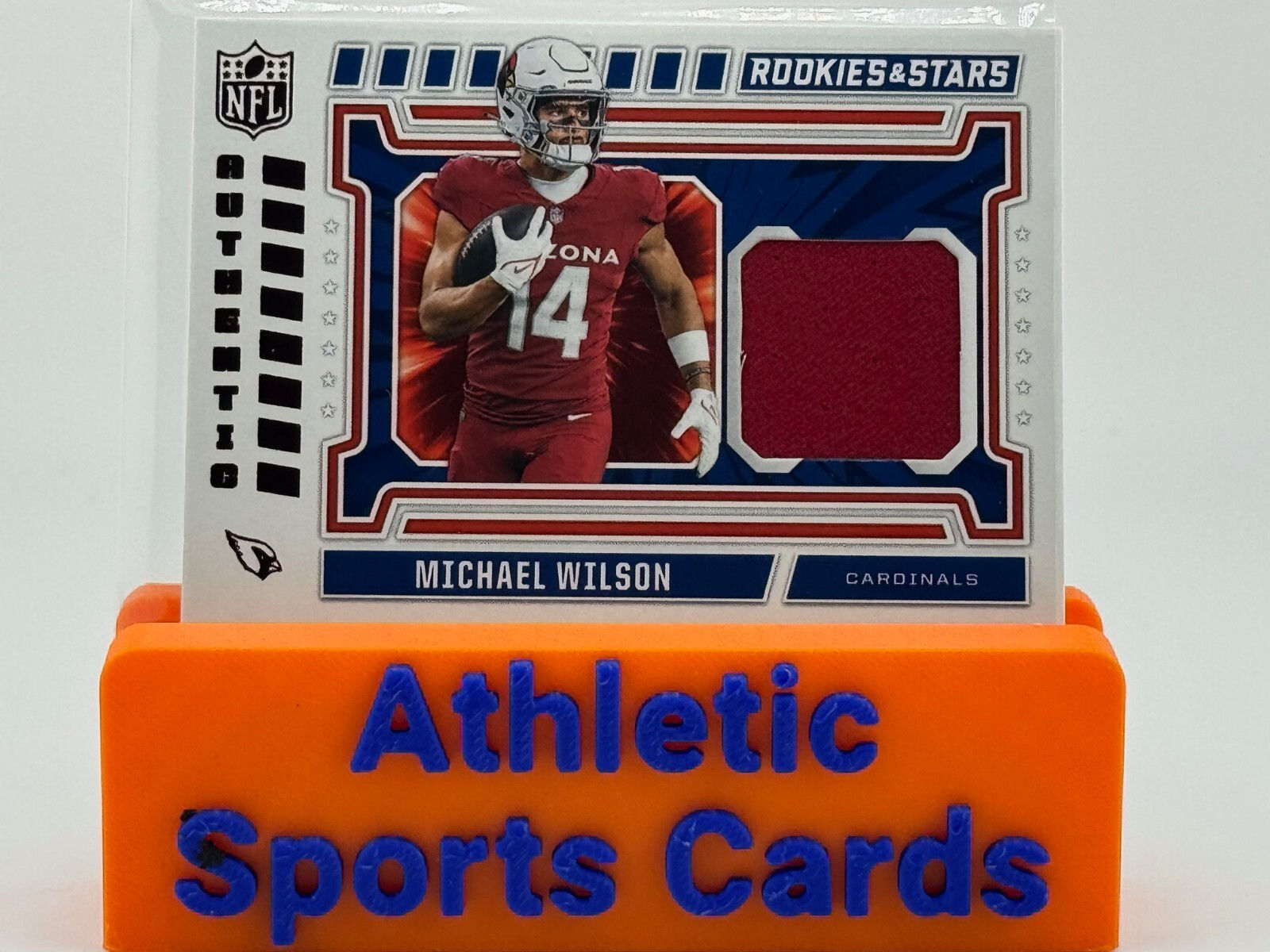 2024 Panini Rookies & Stars - Nfl Authentic Michael Wilson #NA-MWN (MEM) PATCH
